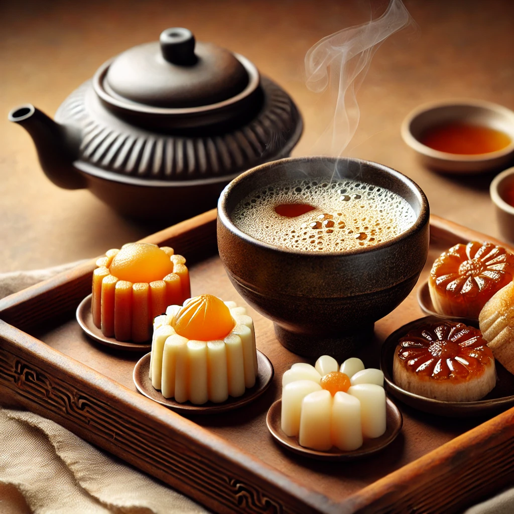 한국의 발효차 발굴: 전통 다식과의 만남