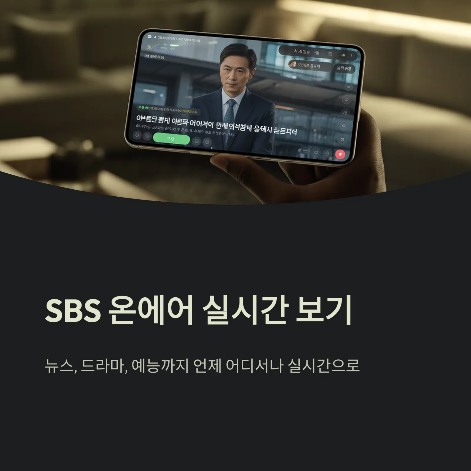 SBS 온에어 실시간 보기 완벽 가이드 (2025 최신판)