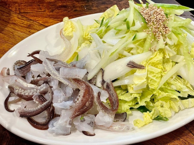 사당역 오징어 맛집, 청송산오징어