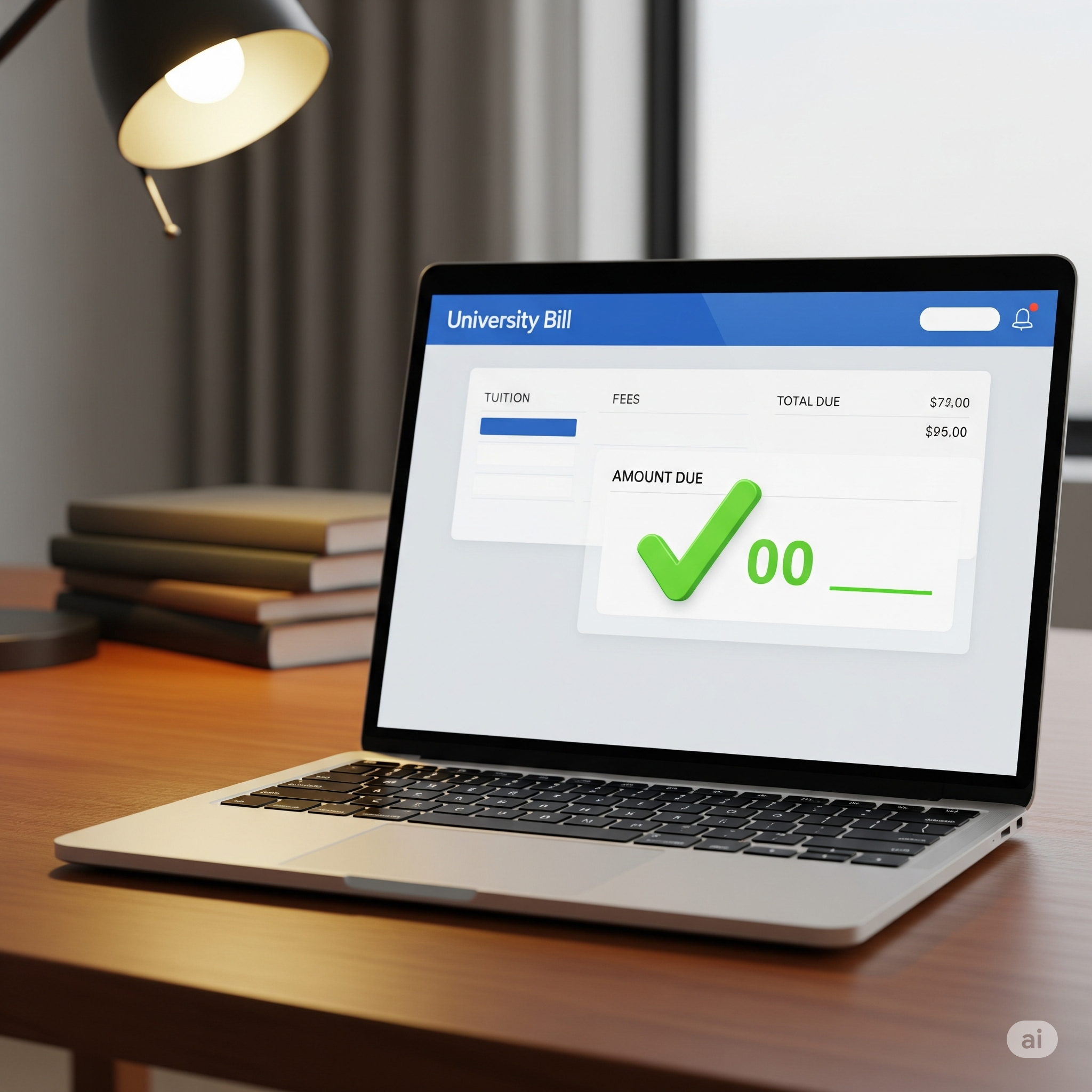 등록금 0원 수납처리 후 고지서 출력 불가?
