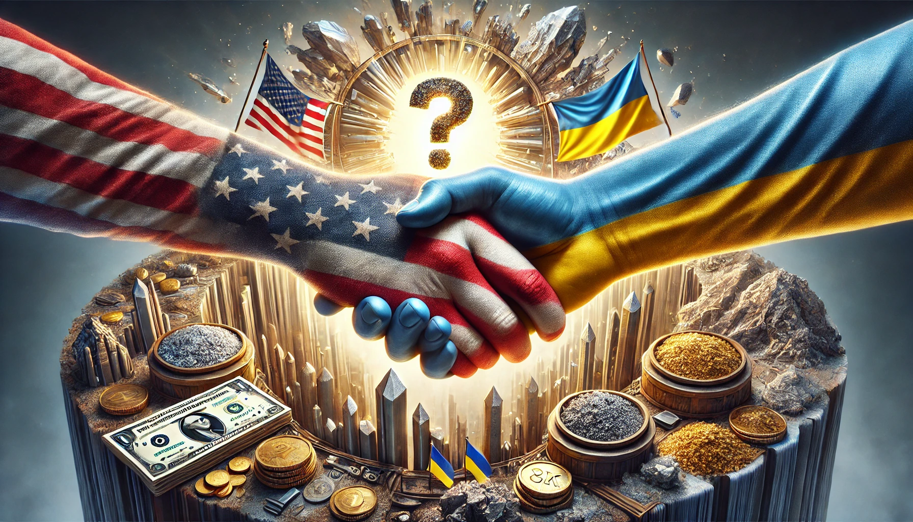 러시아 미국의 광물 협정?