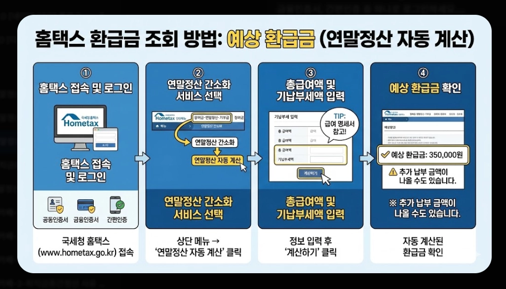 2026 연말정산 환급금 지급일 완벽정리