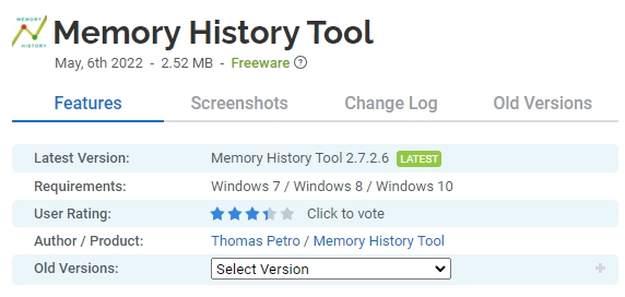 Memory-History-Tool