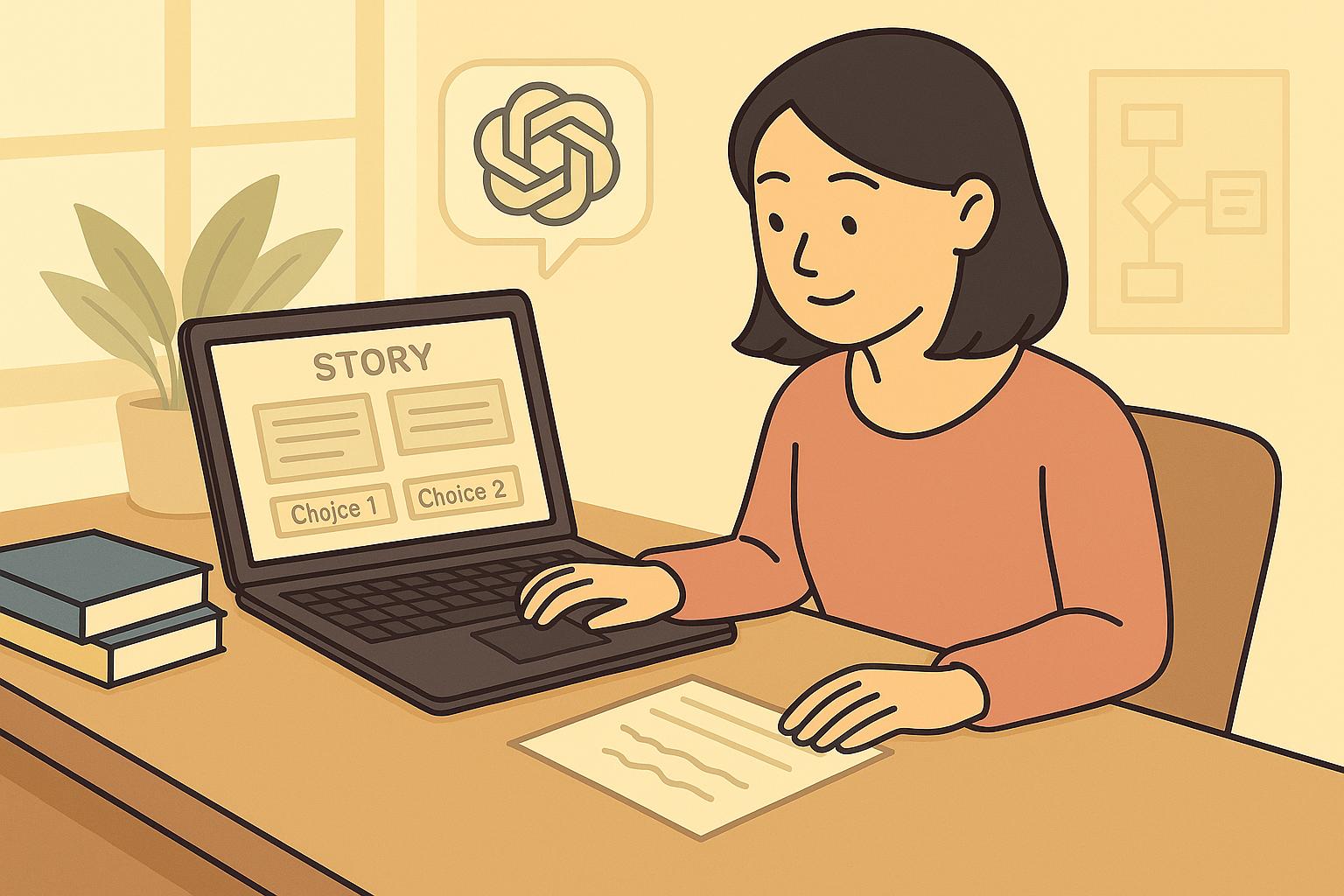 챗GPT를 활용한 인터랙티브 웹소설 제작 실험하기