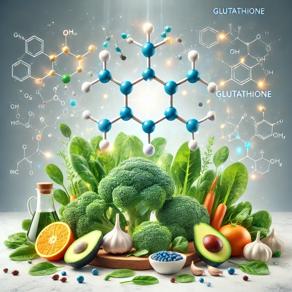 글루타치온 분자 구조와 관련된 식품들