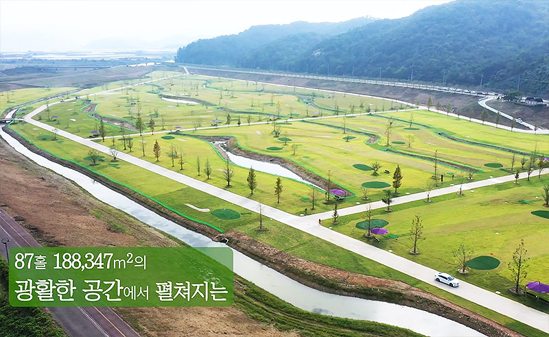 화순군 87홀 화순파크골프장 소개