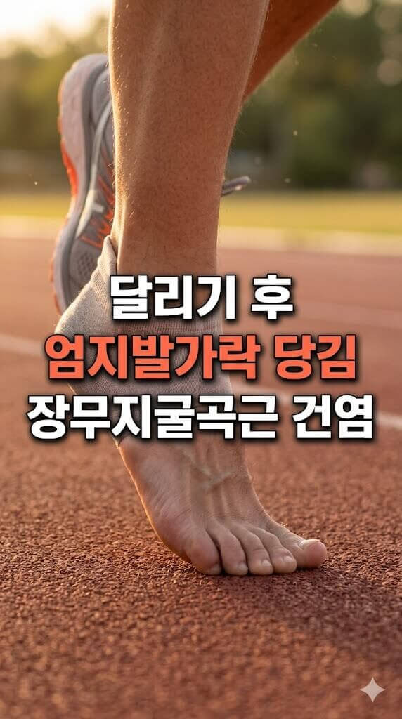 러니중인 다리의 모습
