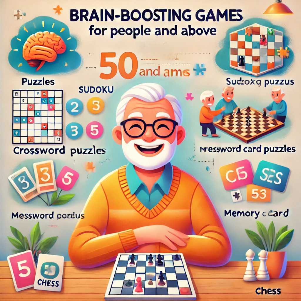 50대 이상을 위한 뇌 건강, 기억력 강화 게임 추천 관련 이미지