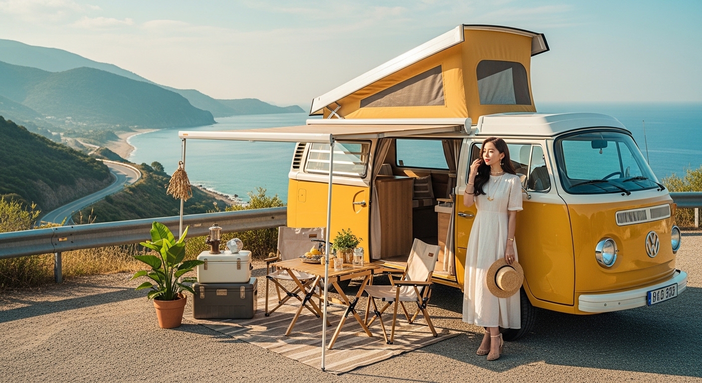 캠핑카 한달 살기 비용