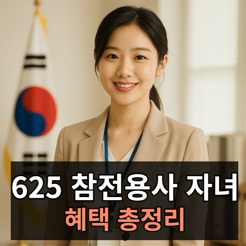 625 참전용사 자녀 혜택 및 신청방법ㅣ참전유공자 vs 국가유공자 차이