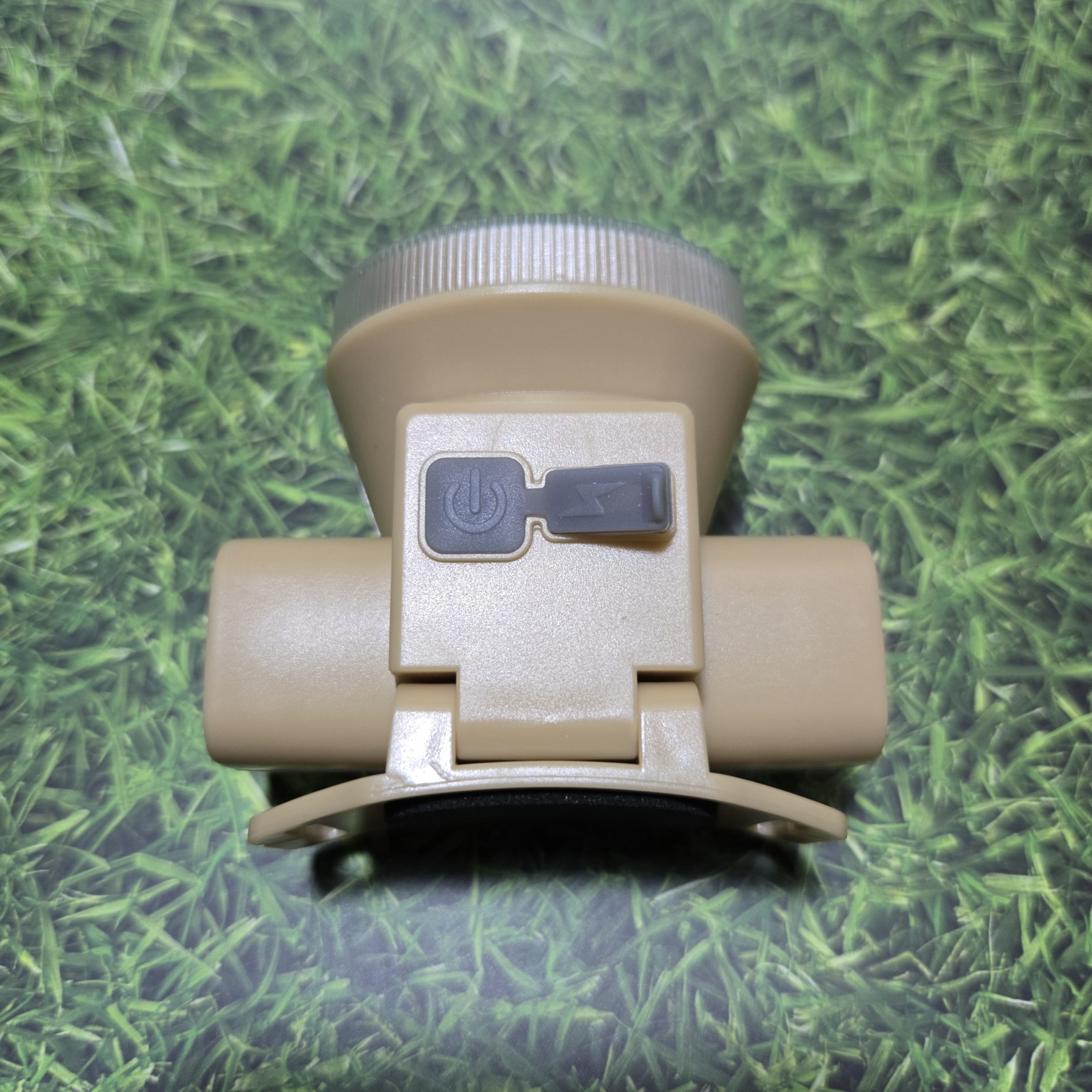 다이소 충전식 헤드랜턴 윗면 사진