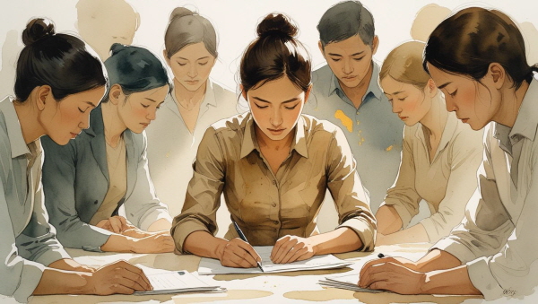 ESFJ는 한 번 책임을 맡으면 끝까지 해내려 합니다에 관한 그림