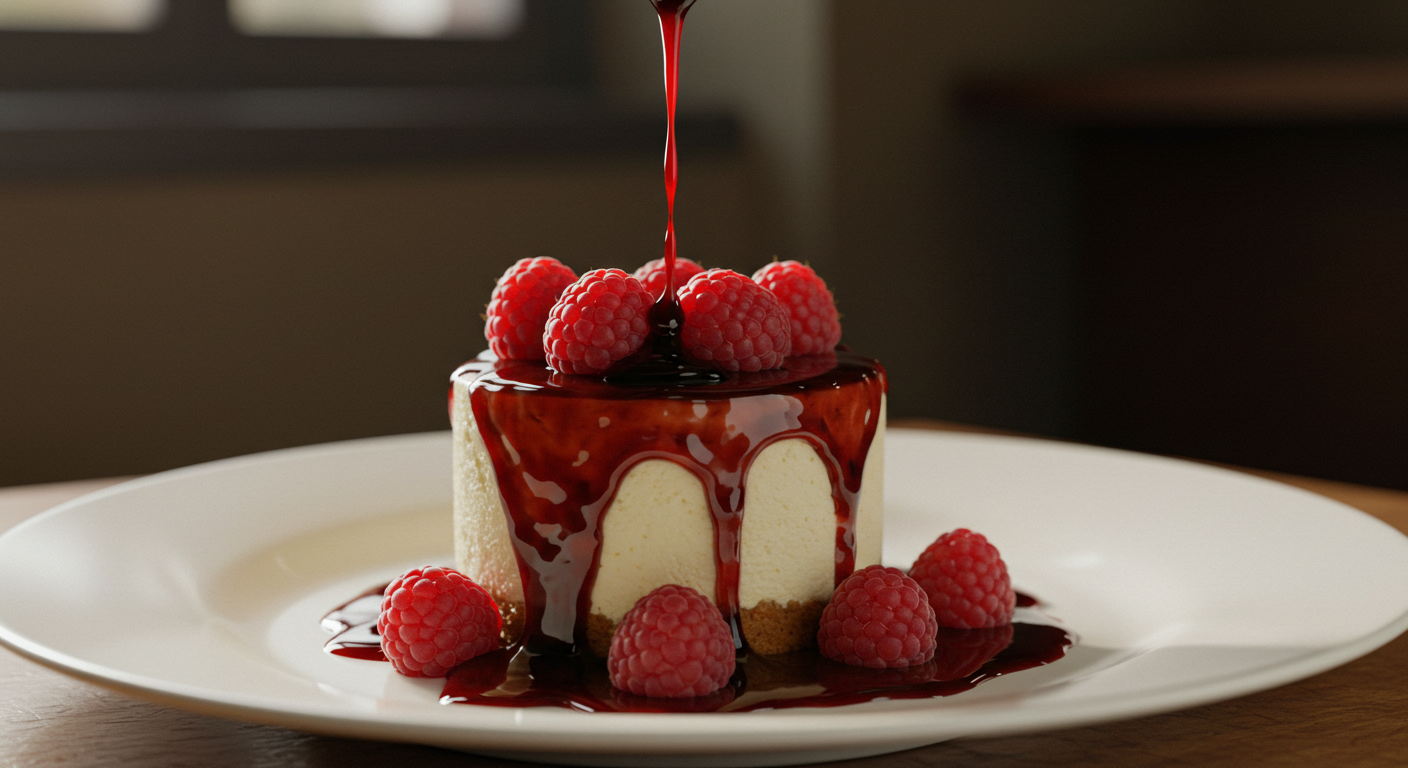 라즈베리 발사믹소스를 응용한 버전