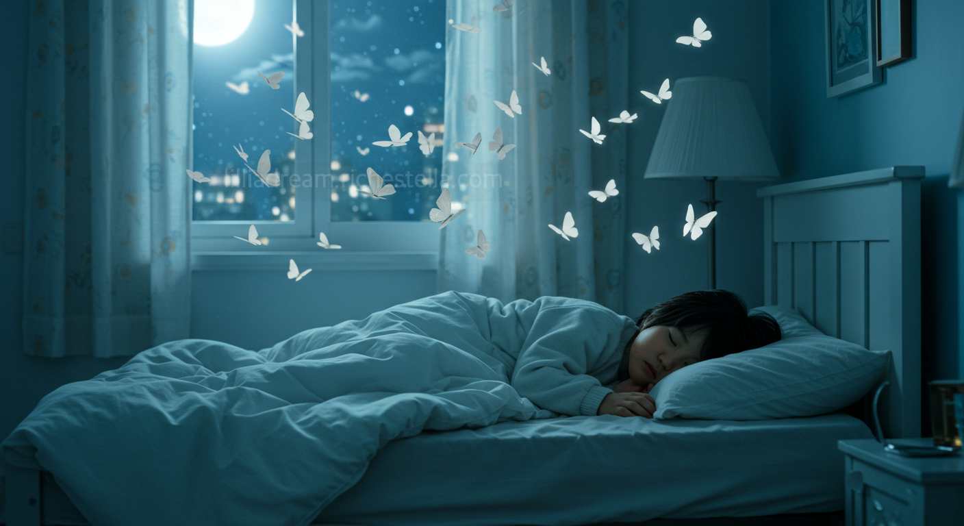 예쁜 나비를 잡는 꿈