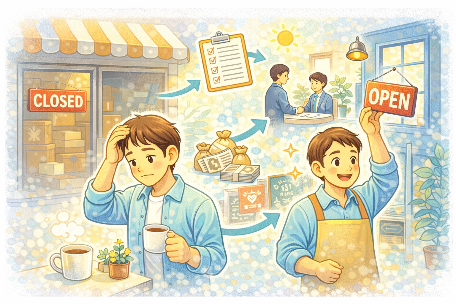 폐업점포 재도전 지원 활용 방법 정리