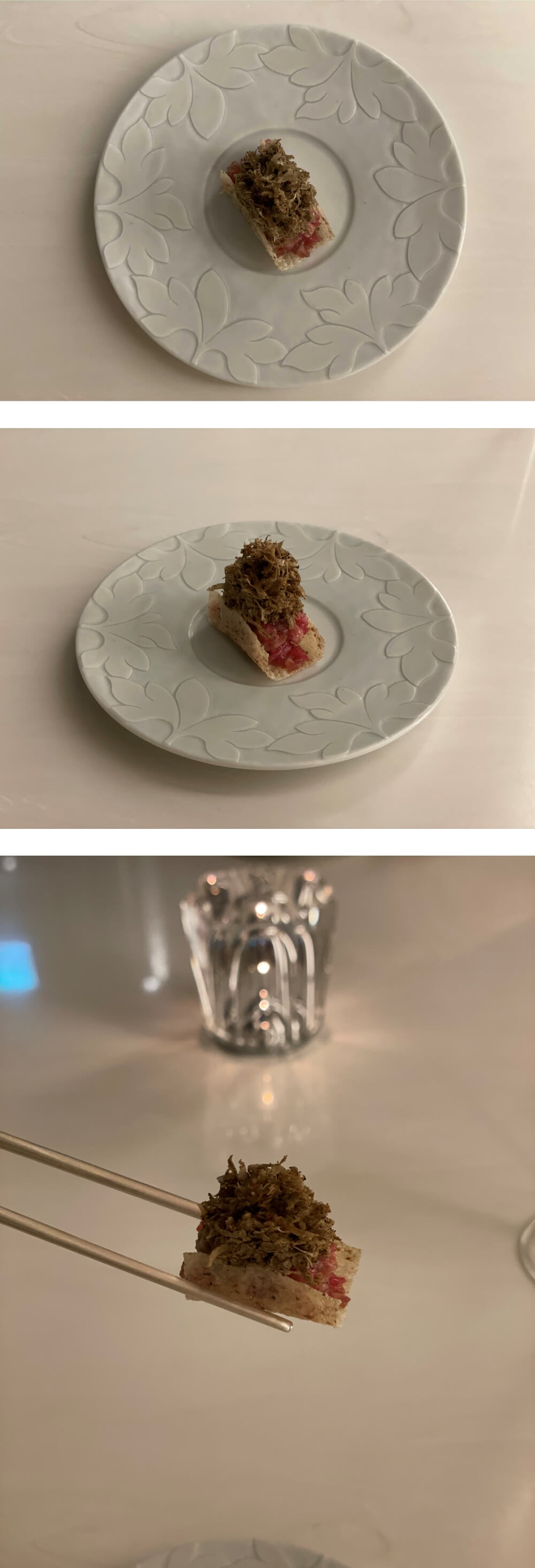 미쉐린 3스타 가온 - 아뮤즈 부쉬 버섯부각