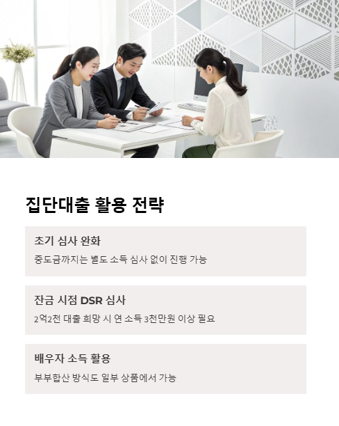 집단대출 활용 전략