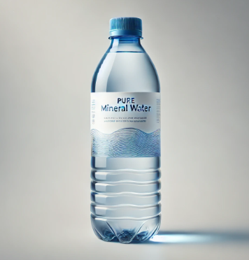 페트병 안에 담겨 있는 생수 이미지