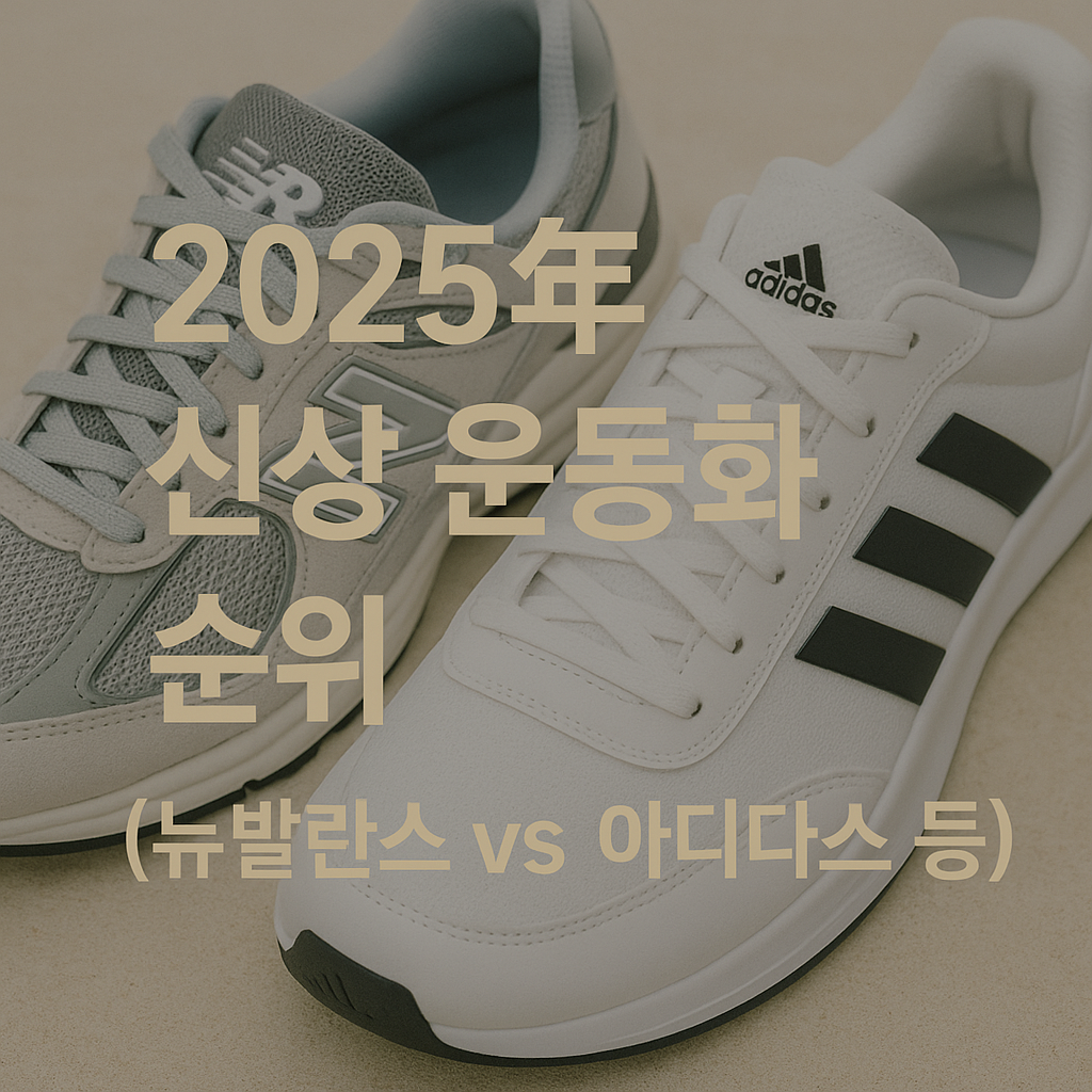👟 2025년 신상 운동화 순위 (뉴발란스 vs 아디다스 vs 나이키 외)