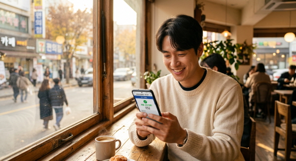 2026년 청년 정부 지원금 신청 방법을 스마트폰으로 확인하는 청년