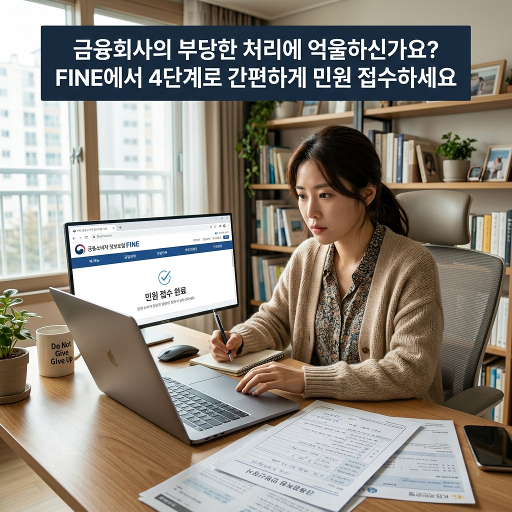 금융감독원 파인 금융민원 4단계 접수 분쟁조정 신청 2026 완전 가이드