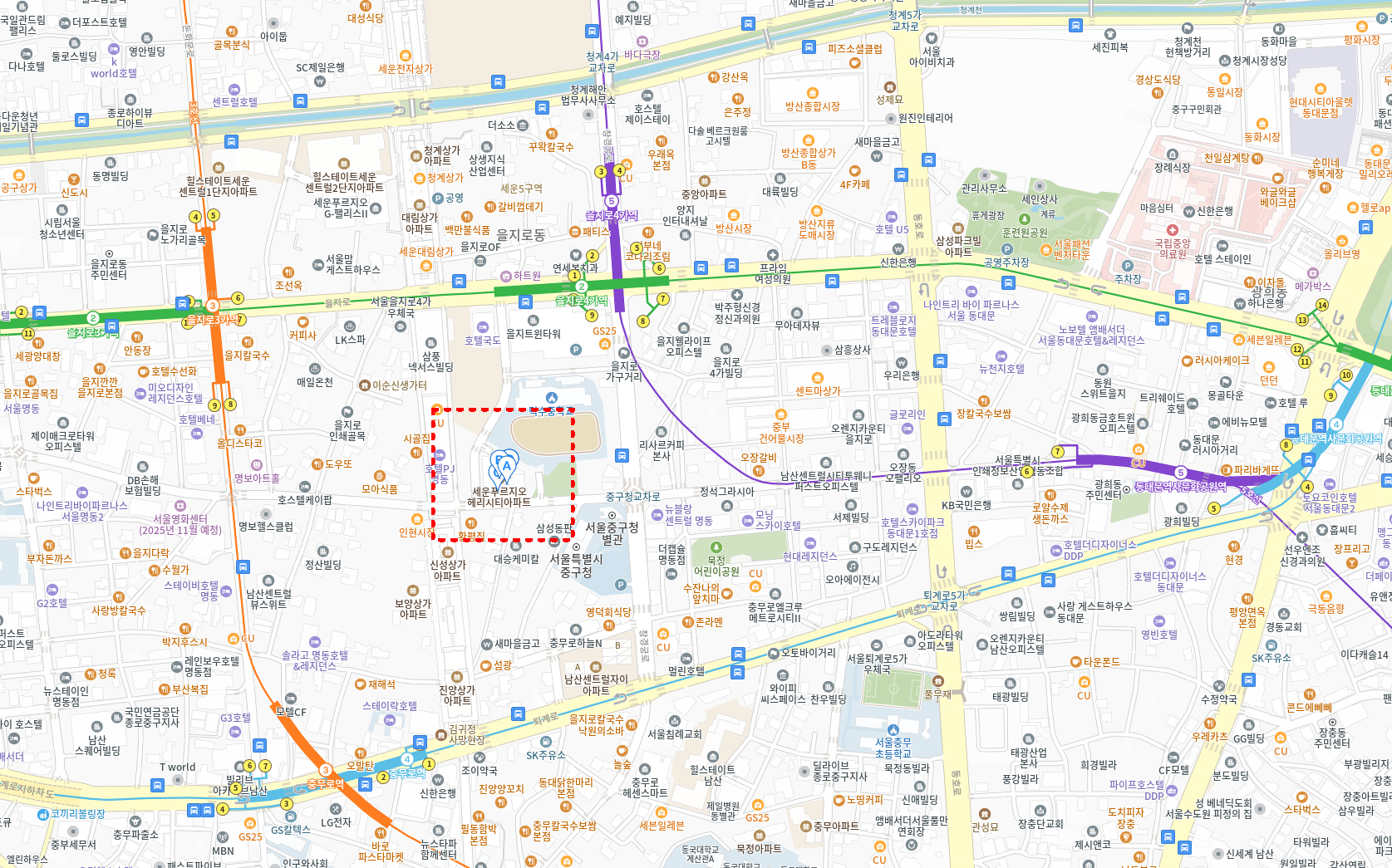 세운푸르지오헤리시티_주변입지