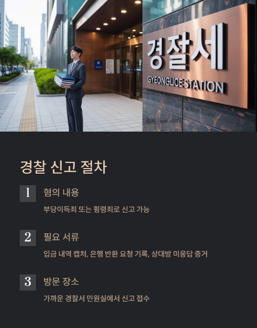 경찰 신고 절차