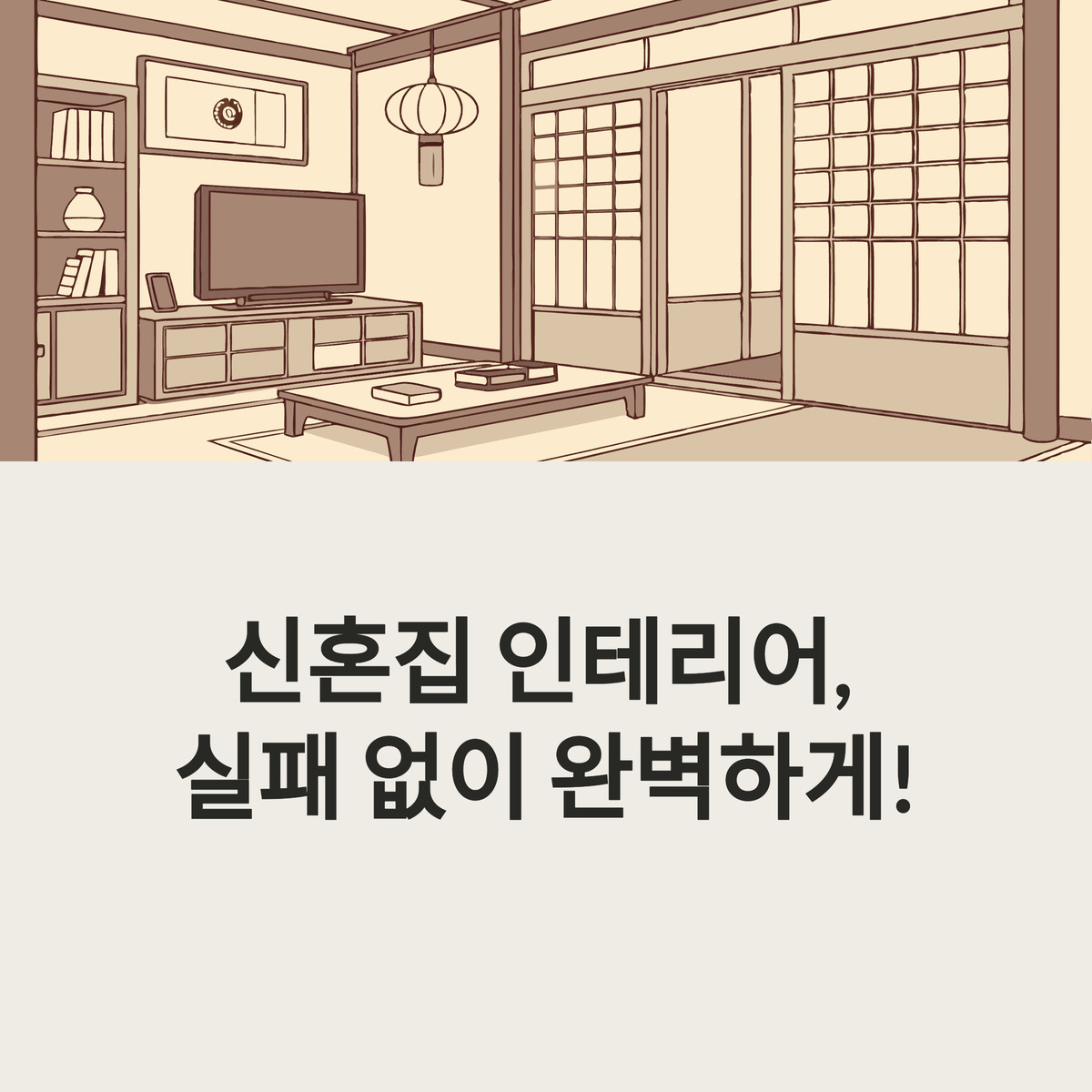 신혼집 꾸미기, 실패 없이 성공하는 꿀팁 5가지!