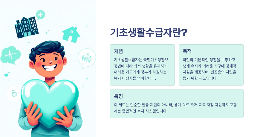 기초생활수급자 지원제도 총정리! 신청 방법부터 혜택까지
