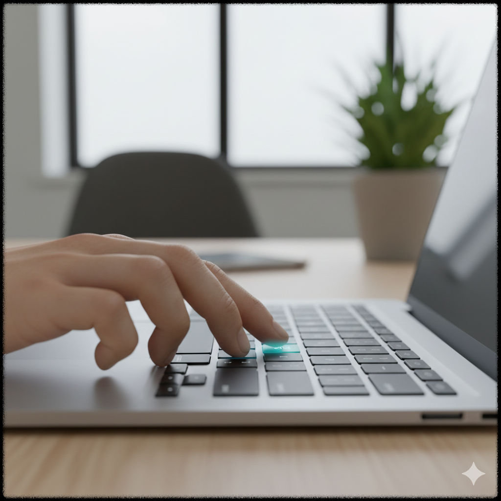 시스템 유지 관리를 하는 모습