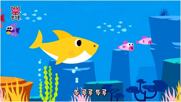 핑크퐁 상어 가족 아기 상어 영상