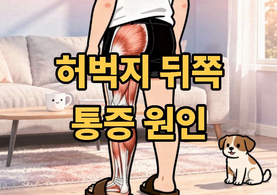 허벅지 뒤쪽 통증 원인