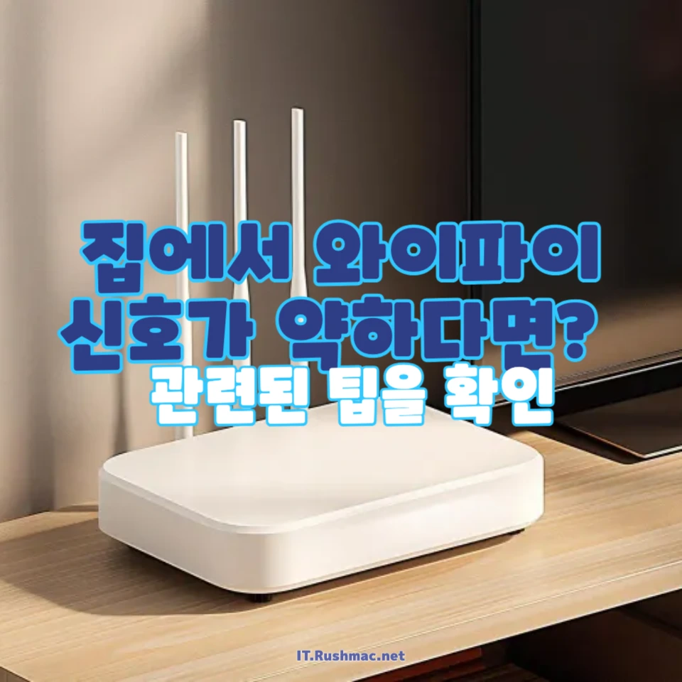 집에 와이파이 공유기 두 대 설치