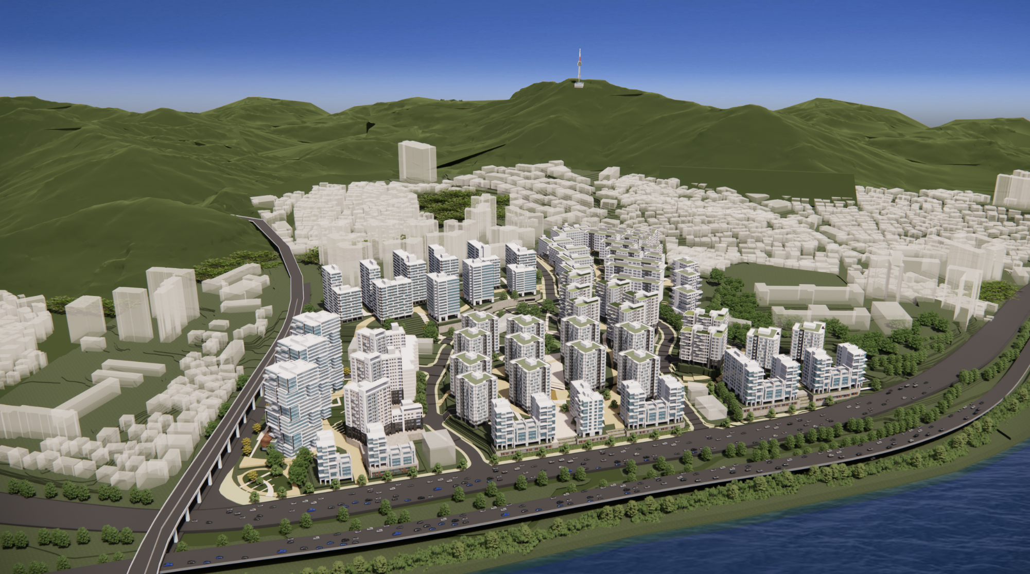 한남5구역 조감도