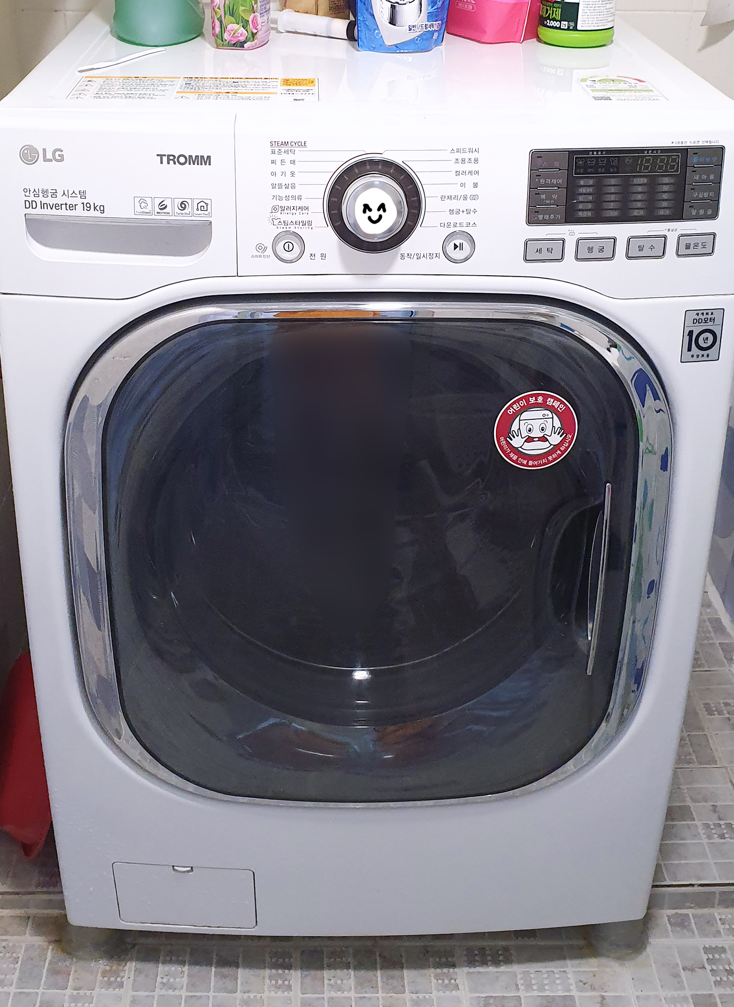 LG트롬 드럼세탁기 19kg F19WFW 통세척 방법
