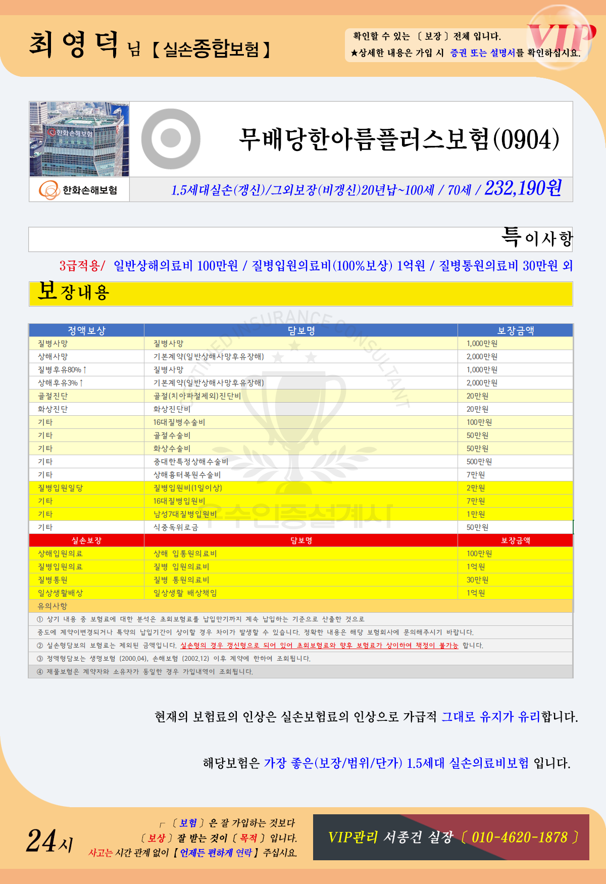 실손종합보험