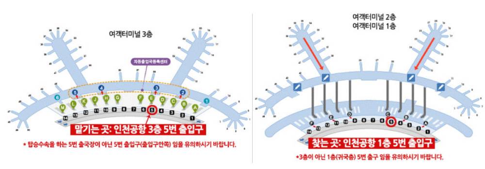 인천공항 짐제로 위치