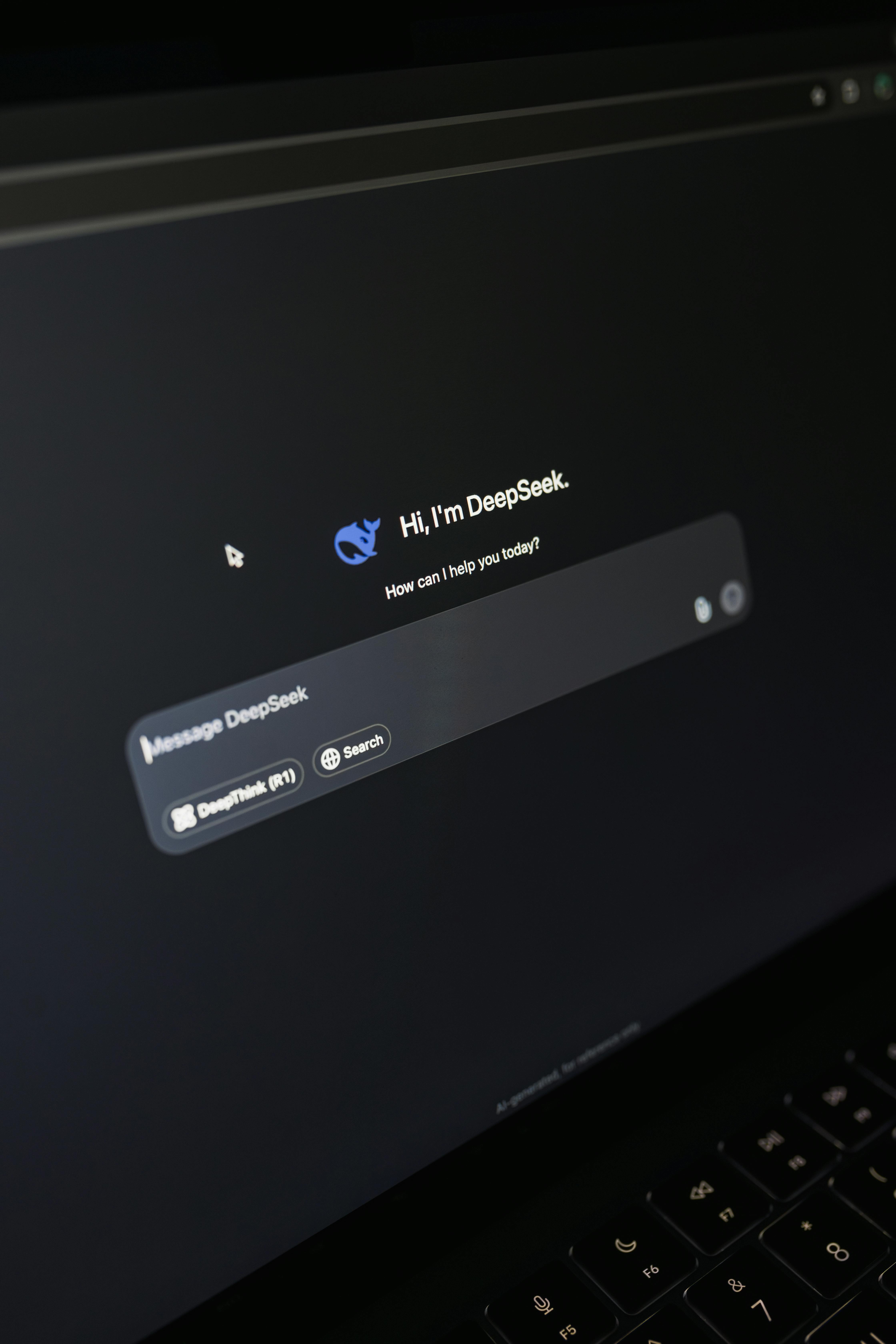 중국 딥시크(DEEPSEEK) 화면