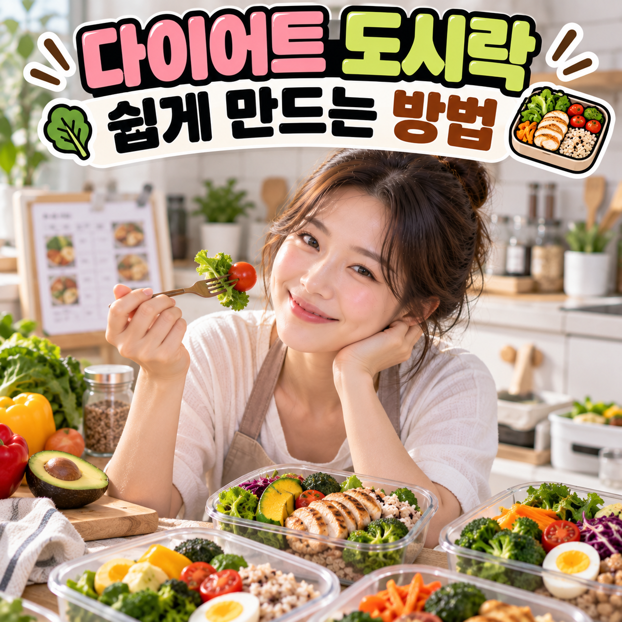 다이어트 도시락 쉽게 만드는 방법