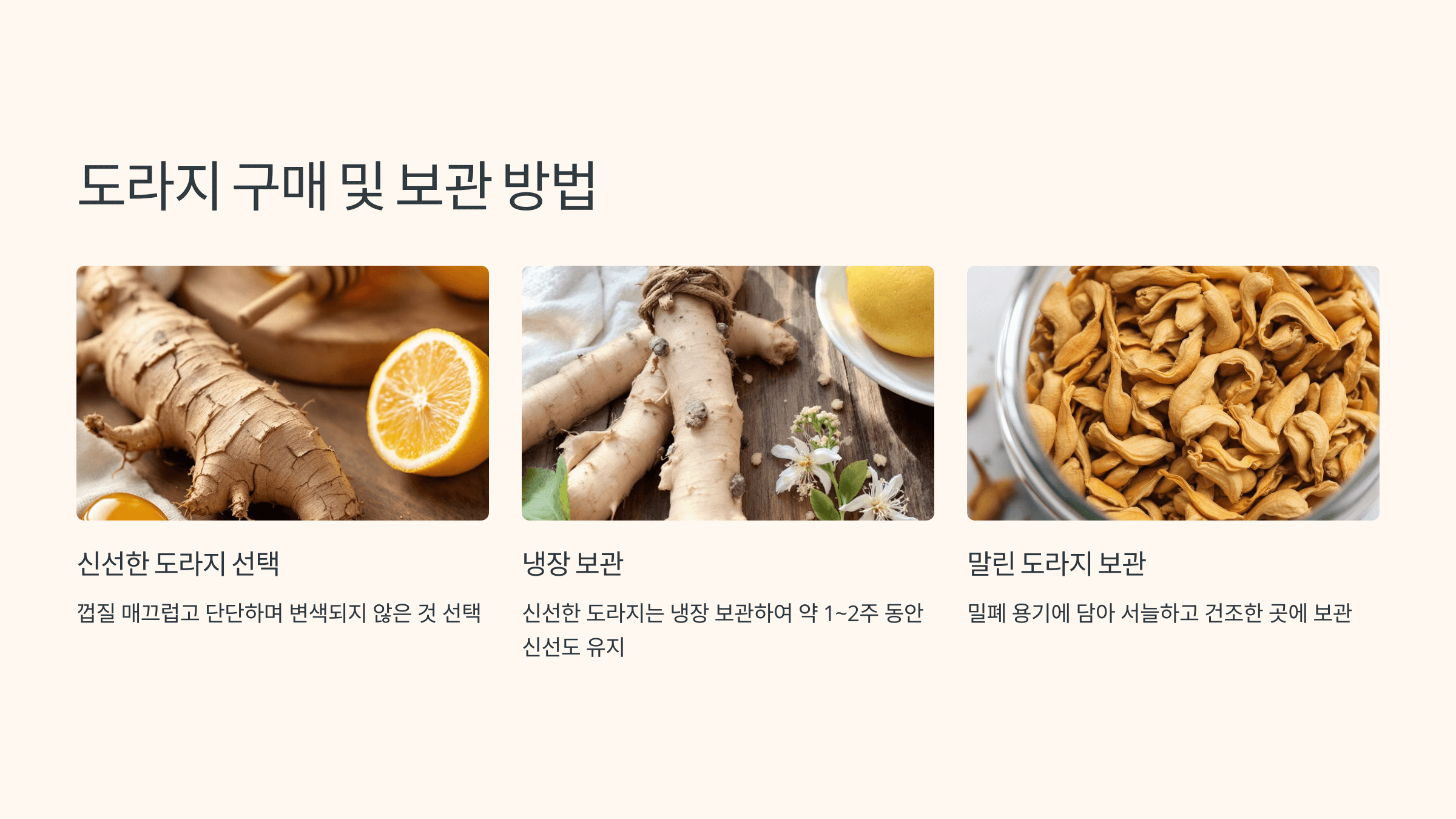 도라지 사진입니다.