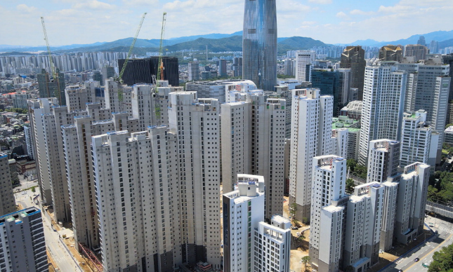 잠실르엘 공사현장