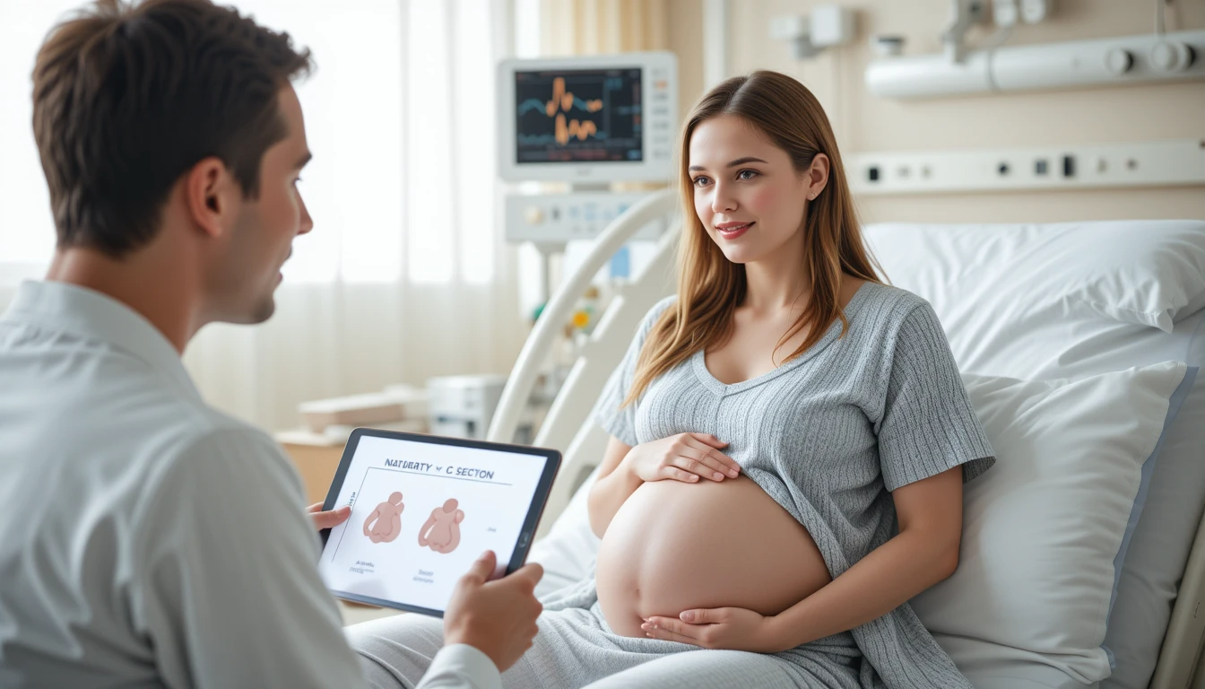 출산을 준비하는 모습