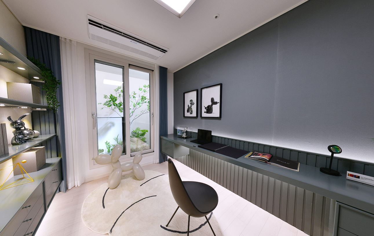 메이플 자이 평면도, 모델하우스