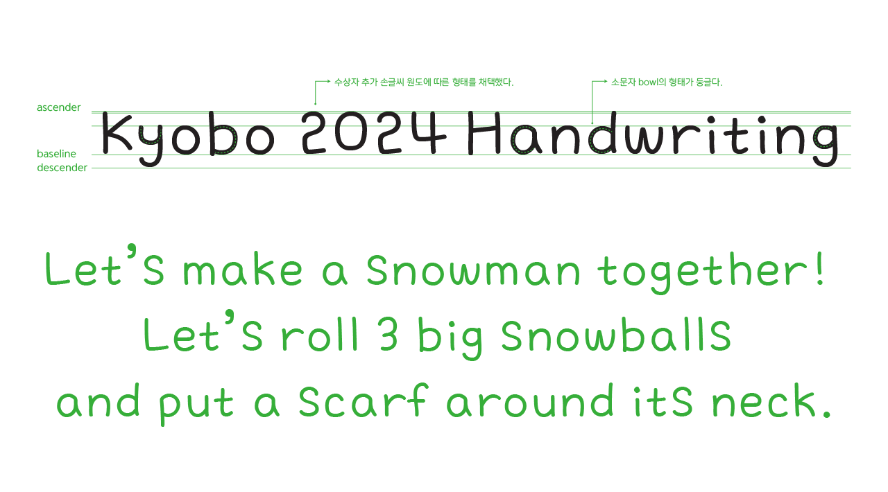 교보 손글씨 2024 박서우