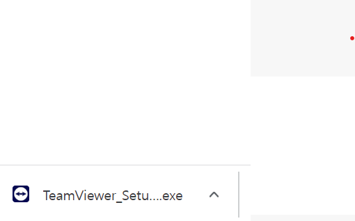 팀뷰어 설치 파일 실행