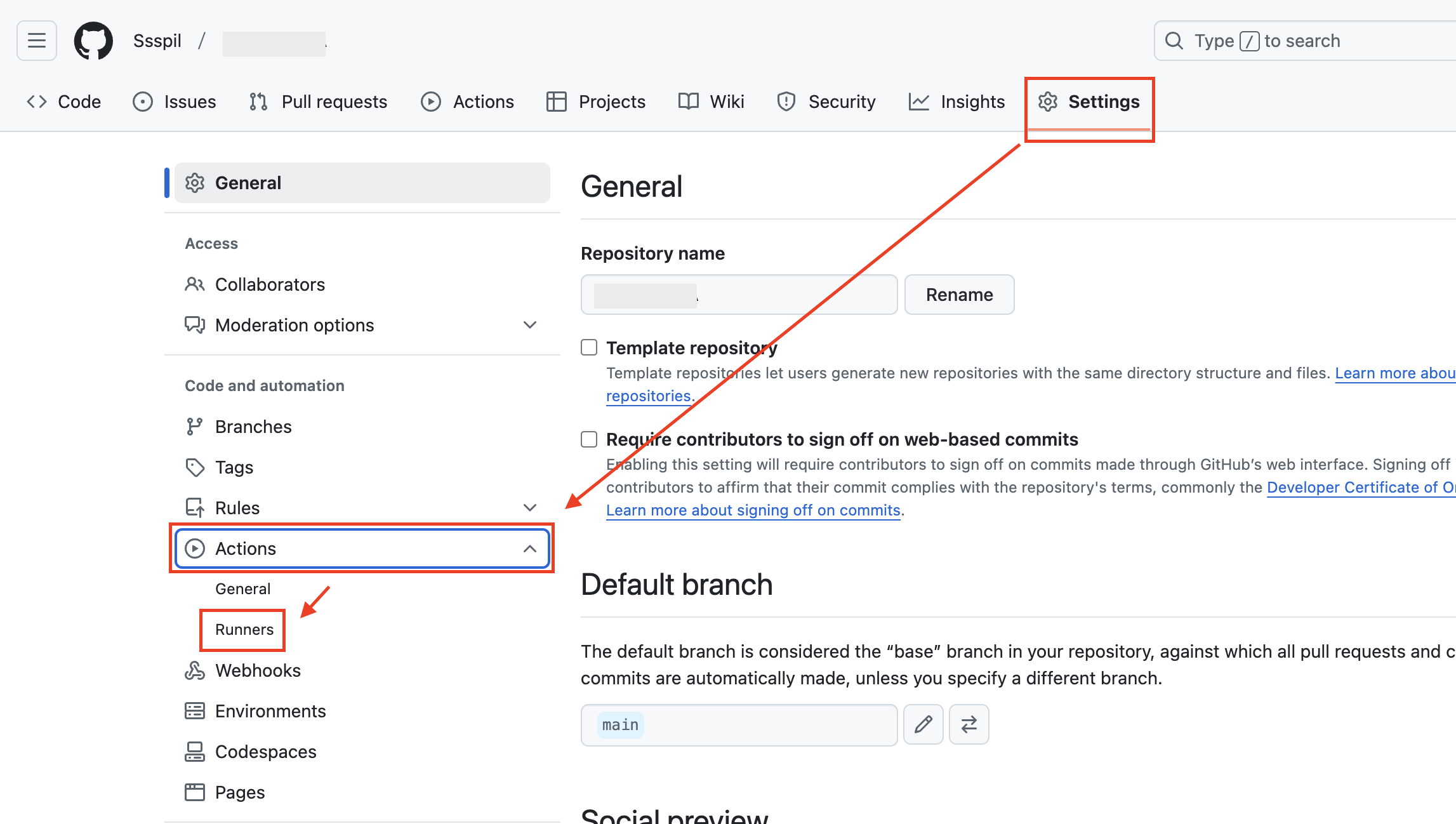 깃허브 액션 러너 설치1