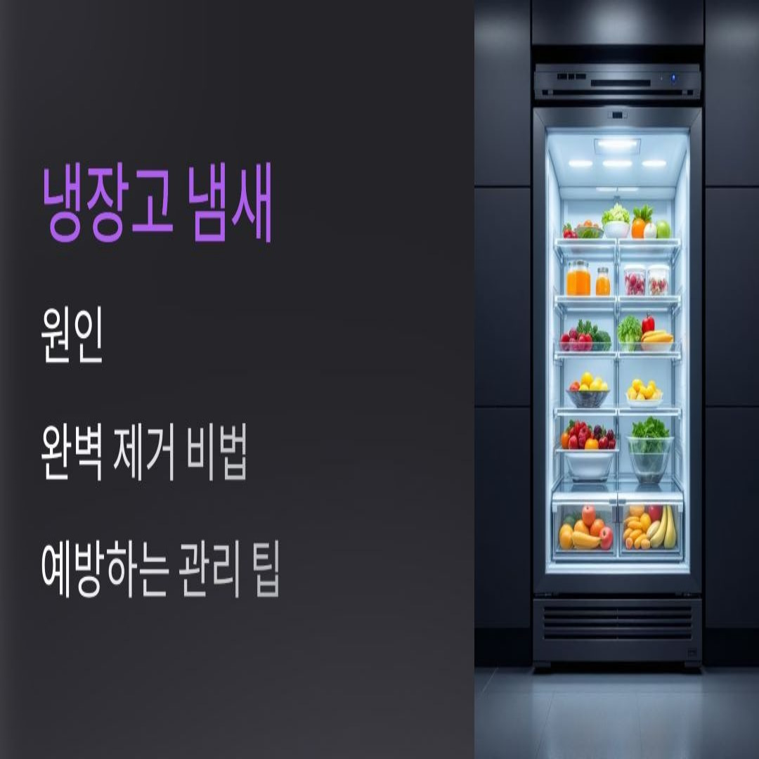 냉장고 냄새 원인과 완벽 제거 비법, 예방하는 관리 팁