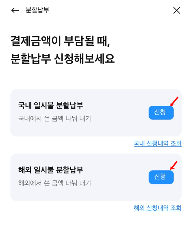 삼성카드 분할납부