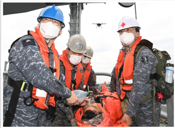 해군 훈련 참여 이미지