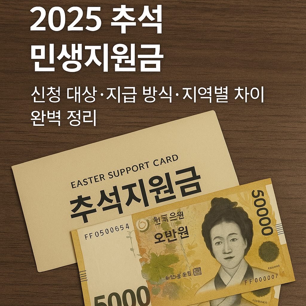 2025 추석 민생지원금
